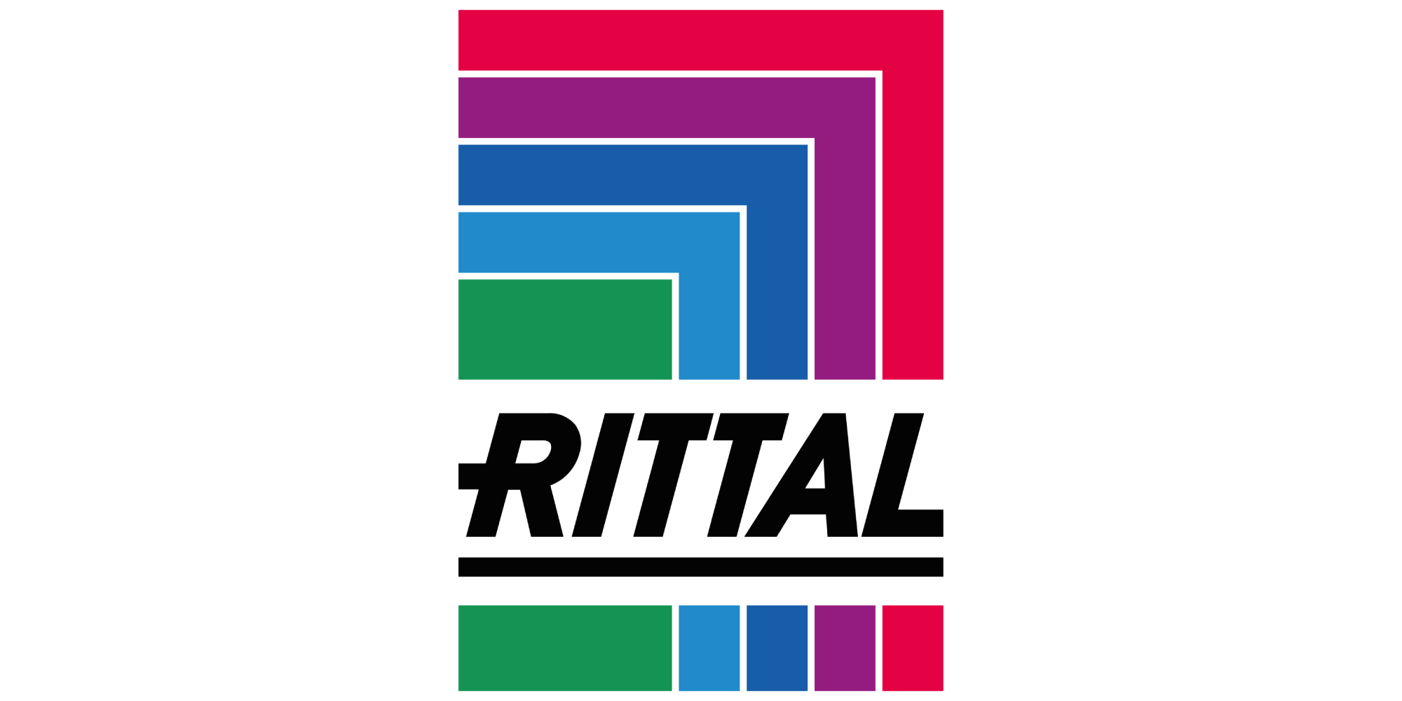 Logo der RITTAL GmbH & Co. KG aus Herborn, spezialisiert auf Schaltschränke, IT-Infrastruktur und industrielle Systemlösungen.